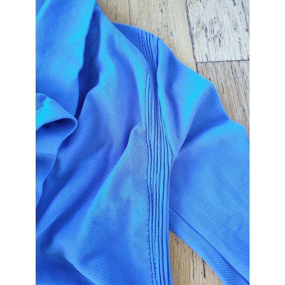 FREE PEOPLE MERCURY MOTO JACKET BLUE NWT SZ M/L - Picture 9 of 10